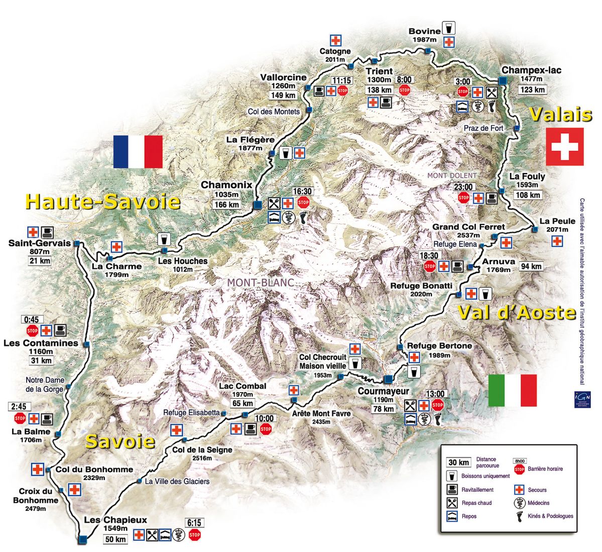 Треккинг вокруг Монблана (Tour du Mont Blanc) — вся галерея